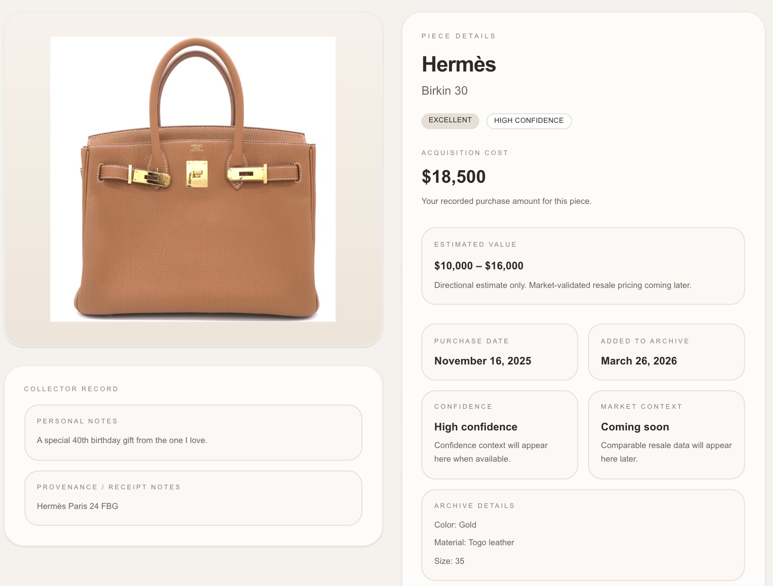 Luxelle product preview